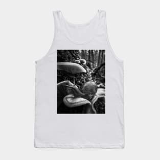 Snail on mushrooms Tank Top